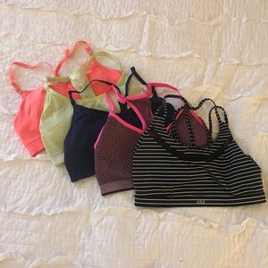 5 VSX sports bras (can purchase individually)